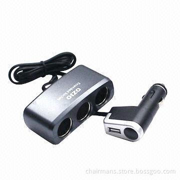 Car Cigarette Lighter with USB, 70W Maximum Output Power